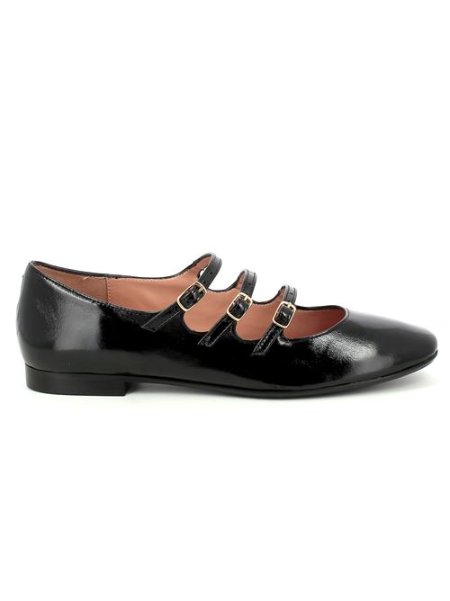 ballerina Mary Jane da donna in naplack nero IL BORGO FIRENZE | B3608X